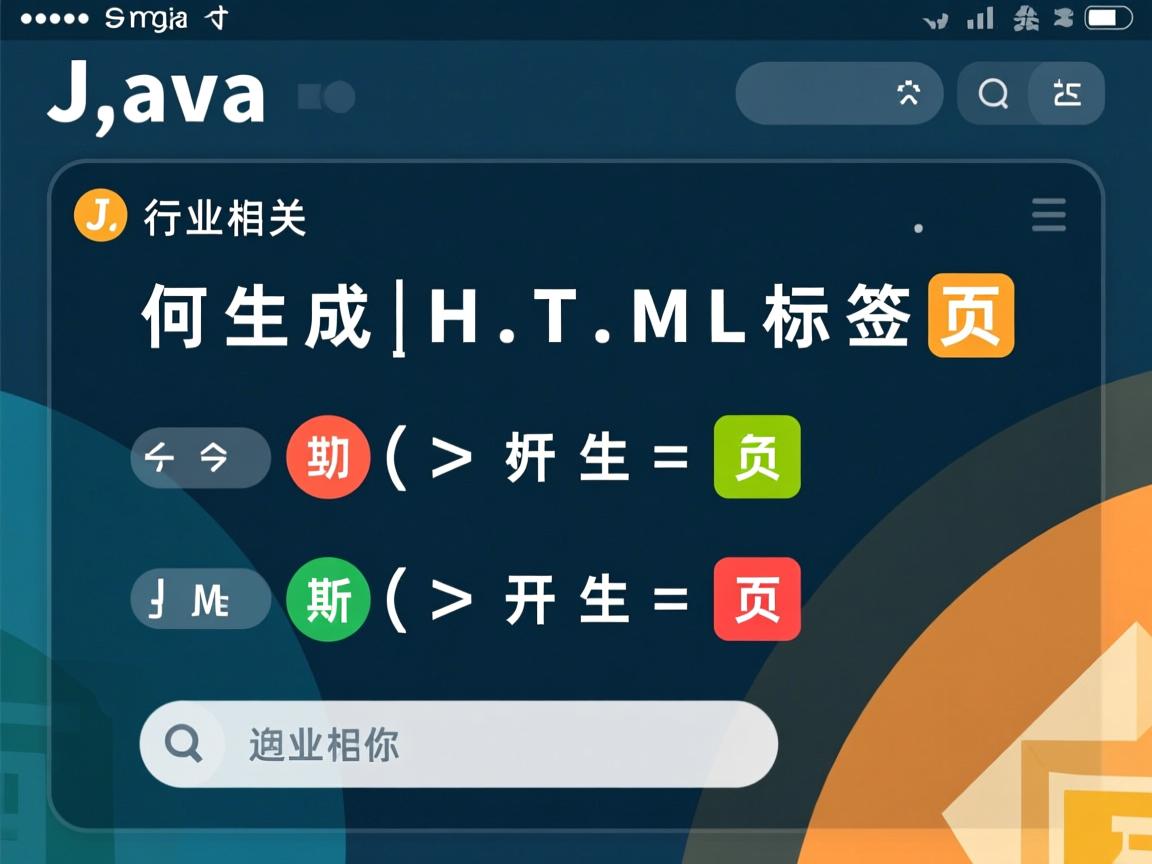 Java如何生成HTML标签页  第2张