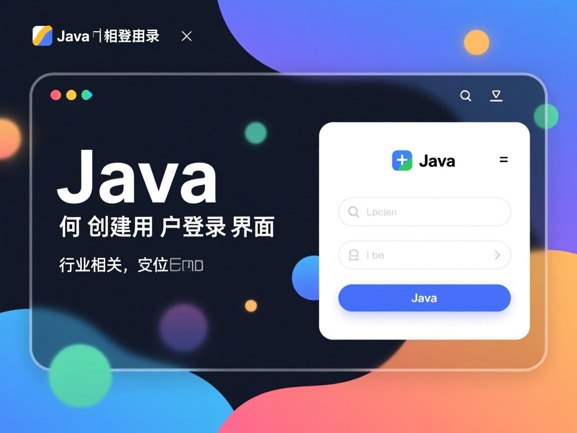 Java如何创建用户登录界面  第3张 Java如何创建用户登录界面  第3张