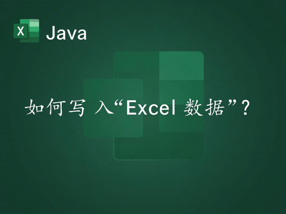 Java如何写入Excel数据?  第2张 Java如何写入Excel数据?  第2张