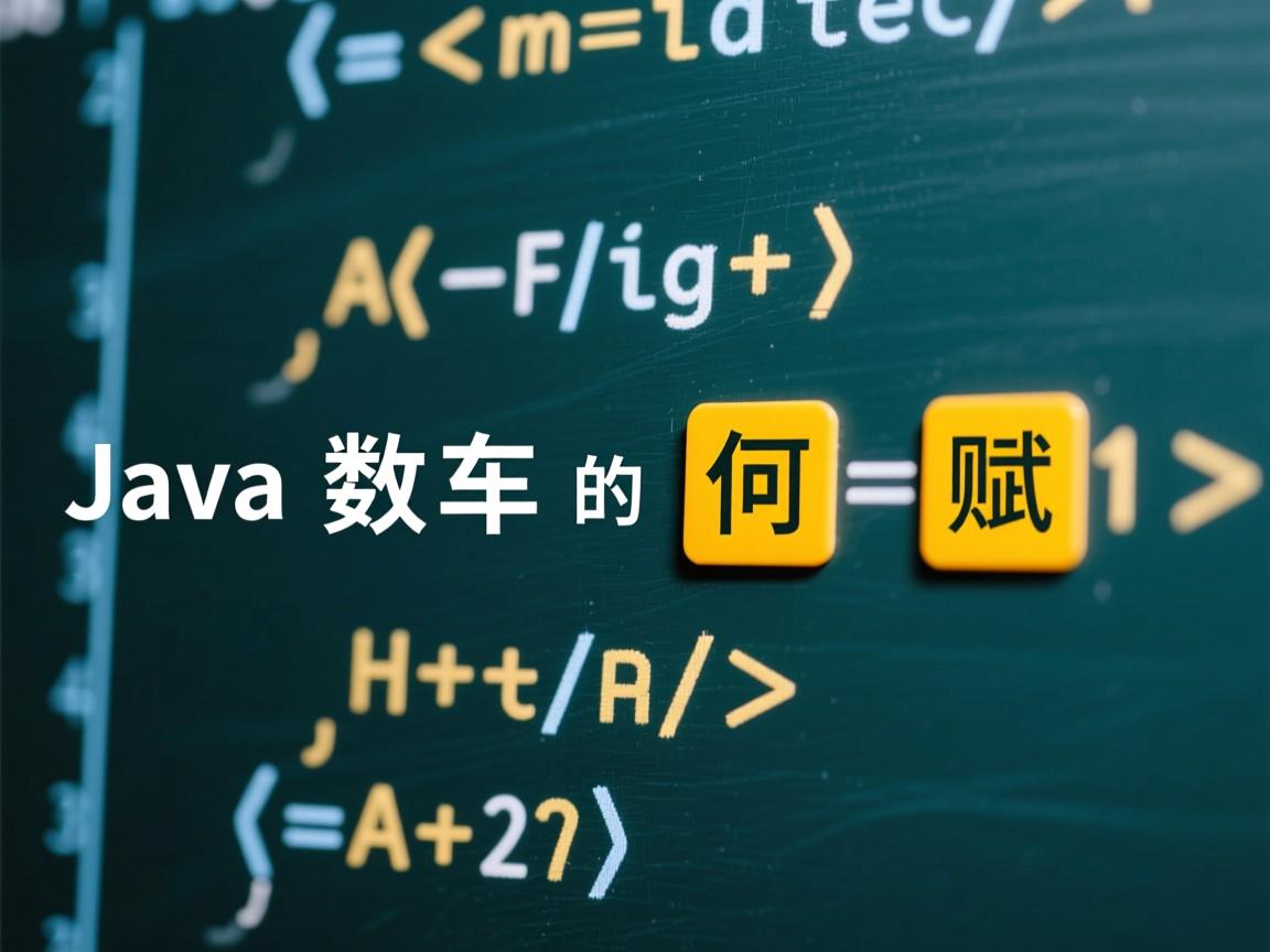 Java数组如何赋值  第1张 Java数组如何赋值  第1张