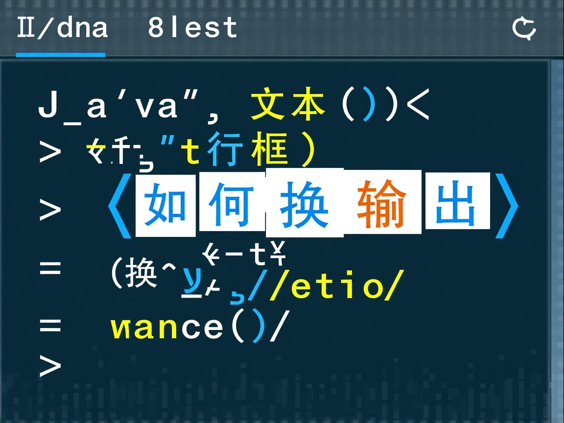 Java文本框如何换行输出  第2张 Java文本框如何换行输出  第2张