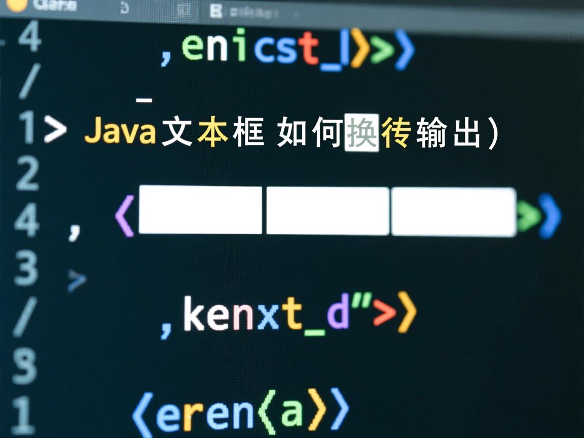 Java文本框如何换行输出  第1张 Java文本框如何换行输出  第1张