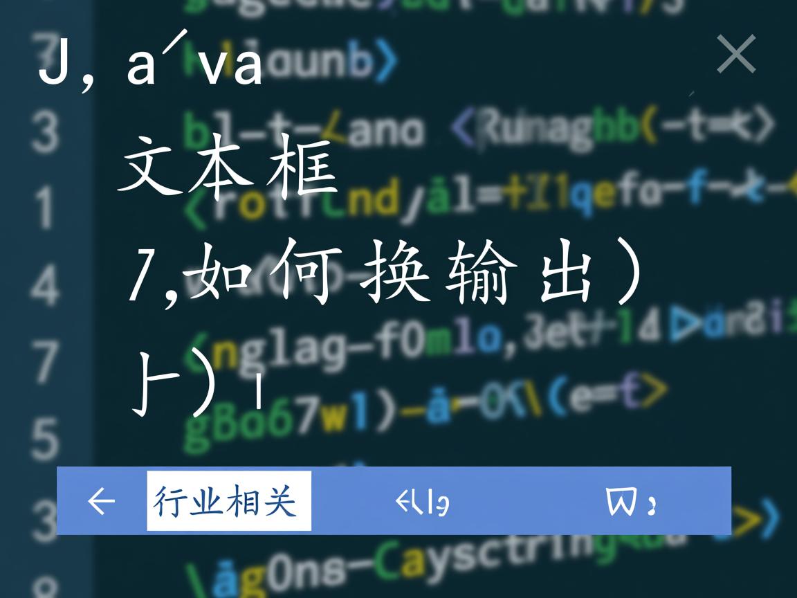 Java文本框如何换行输出  第3张 Java文本框如何换行输出  第3张