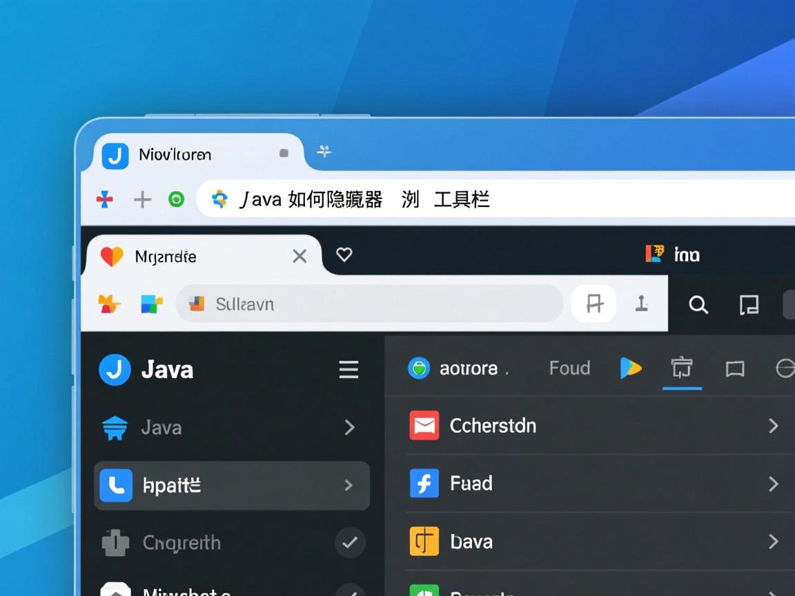 Java如何实现隐藏浏览器工具栏  第1张 Java如何实现隐藏浏览器工具栏  第1张