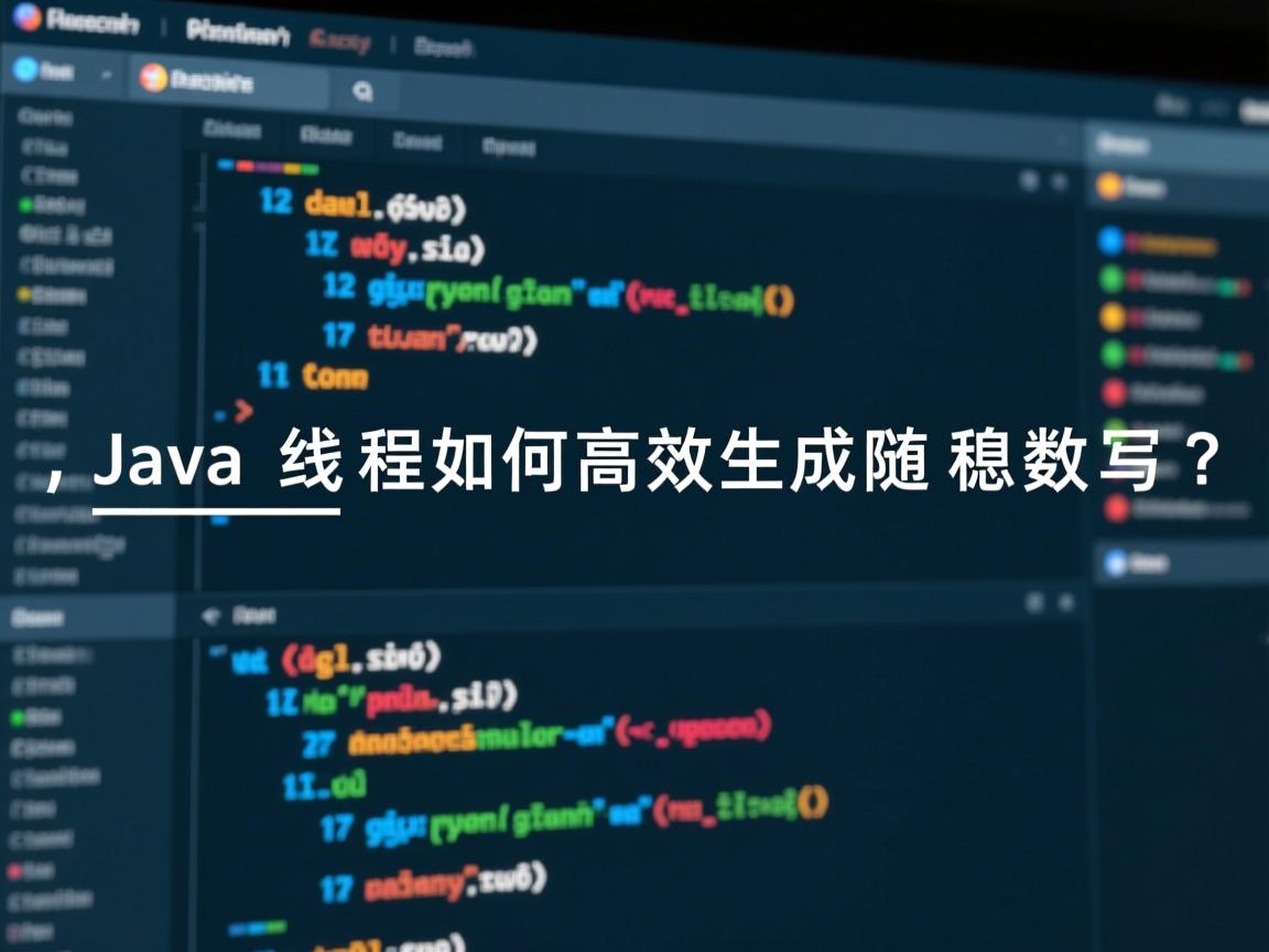 Java线程如何高效生成随机数?  第2张 Java线程如何高效生成随机数?  第2张