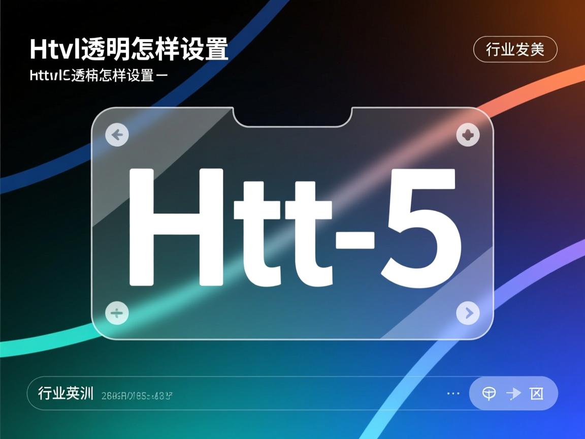 HTML5文字透明怎样设置  第1张