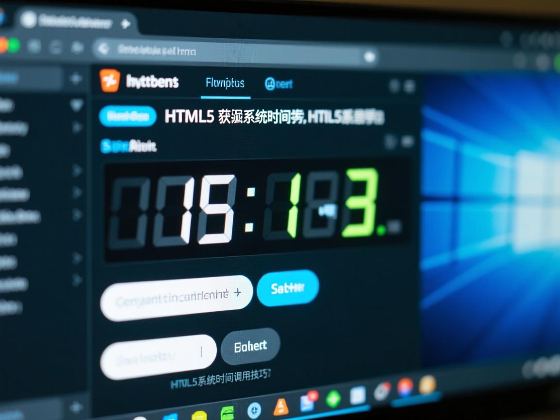 HTML5如何调用系统时间显示，HTML5获取系统时间方法，HTML5实时显示系统时间教程，HTML5调用系统时间步骤，HTML5系统时间调用技巧  第3张
