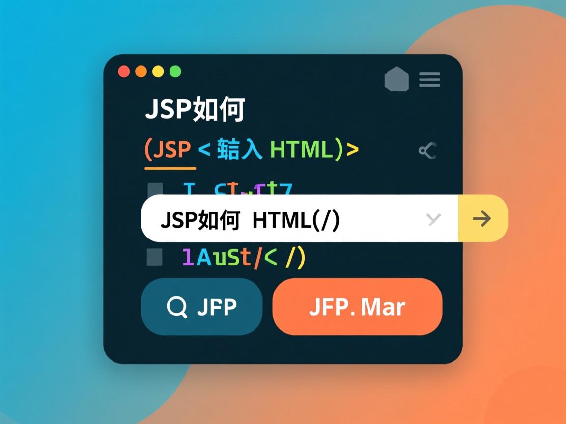 JSP如何嵌入HTML代码  第2张 JSP如何嵌入HTML代码  第2张