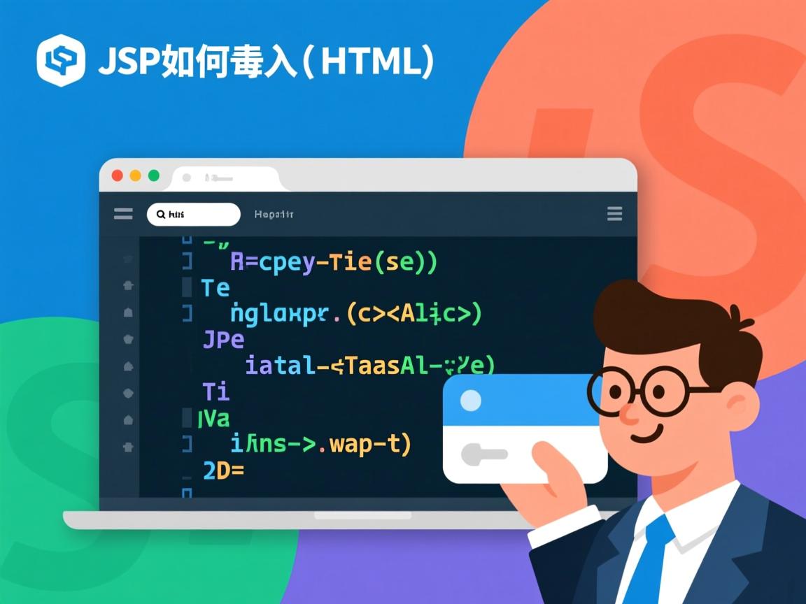 JSP如何嵌入HTML代码