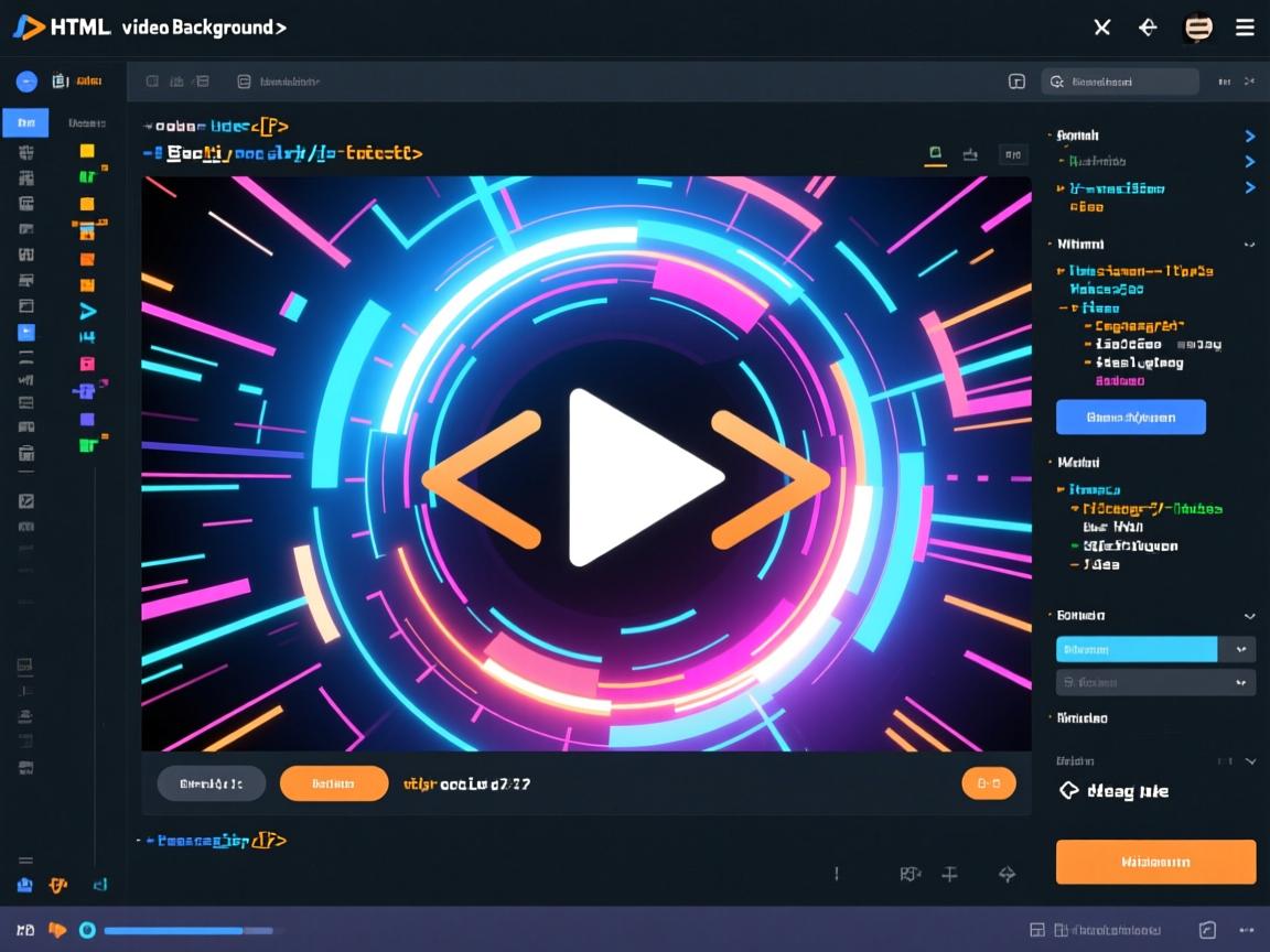 如何用HTML制作炫酷视频背景?  第1张 如何用HTML制作炫酷视频背景?  第1张