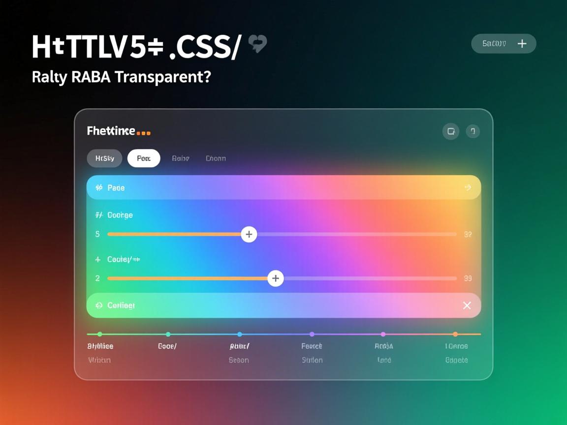 如何在HTML5和CSS中设置RGBA透明度?  第2张 如何在HTML5和CSS中设置RGBA透明度?  第2张