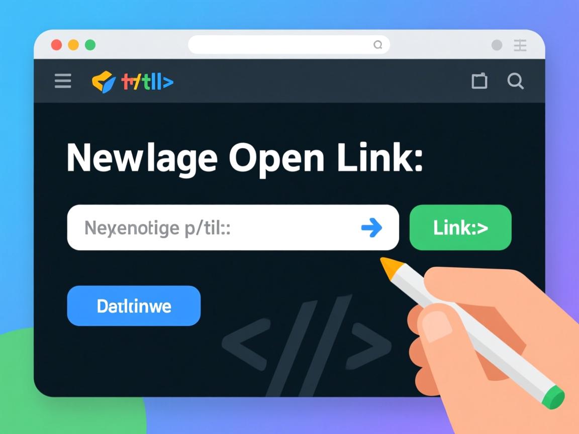 HTML如何在新页面打开链接？  第1张