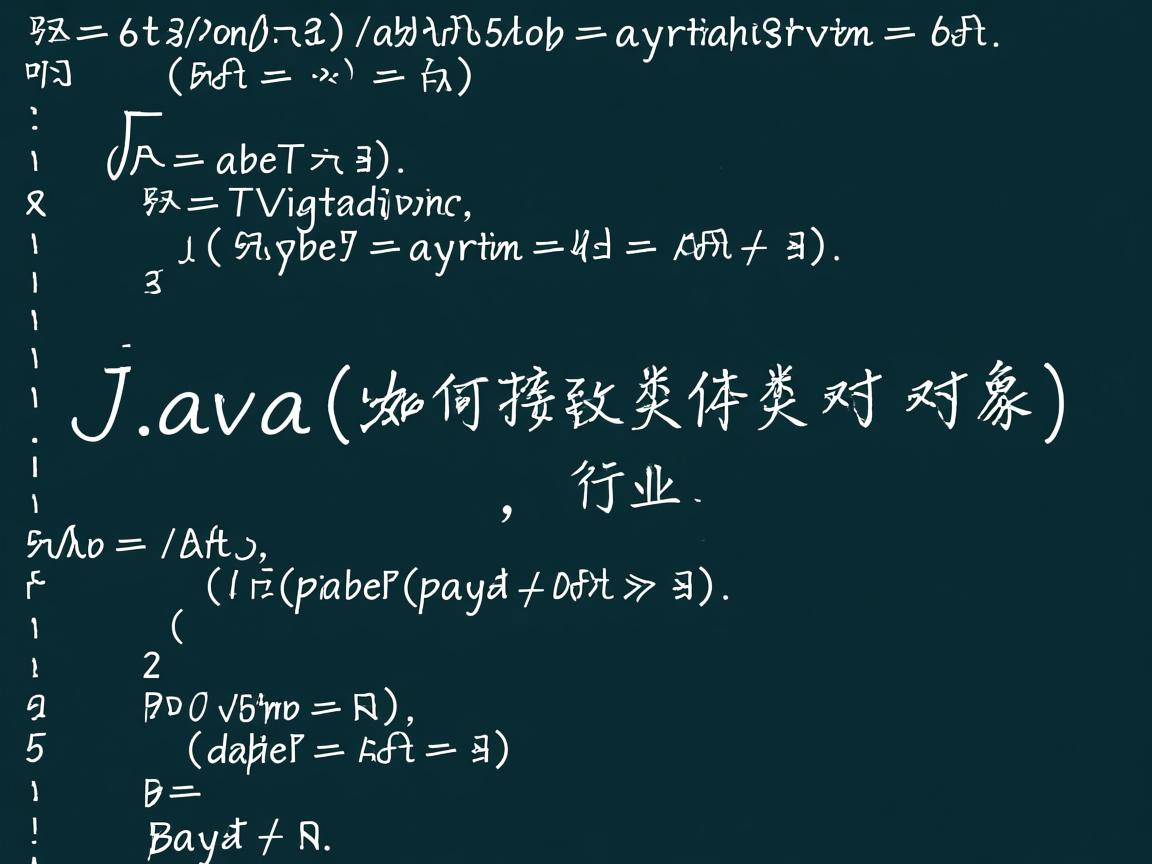 Java如何接收实体类对象  第2张 Java如何接收实体类对象  第2张