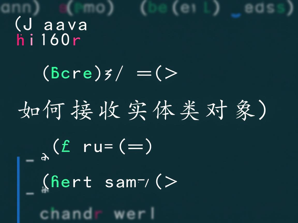 Java如何接收实体类对象  第3张 Java如何接收实体类对象  第3张