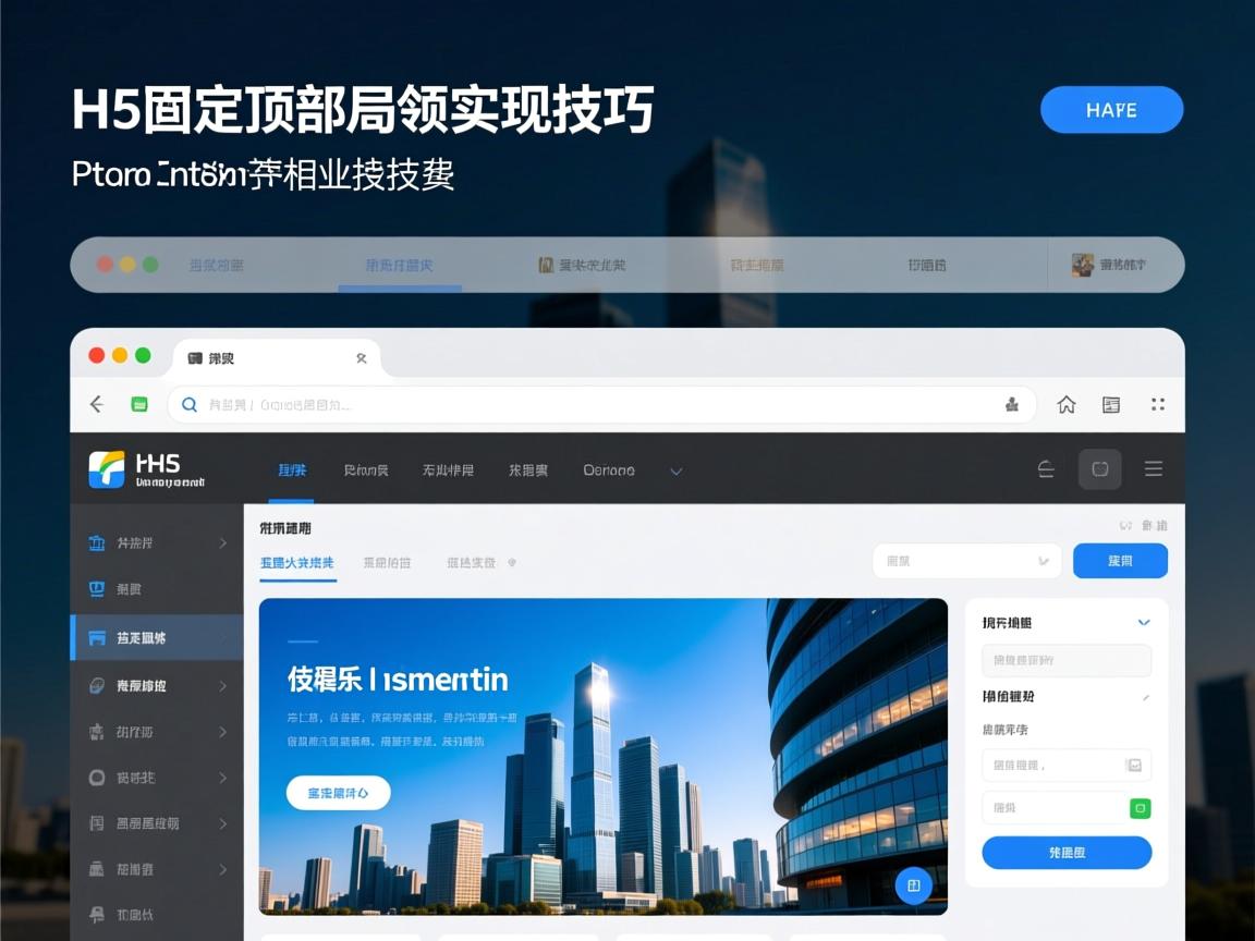 HTML5固定顶部导航实现技巧  第1张