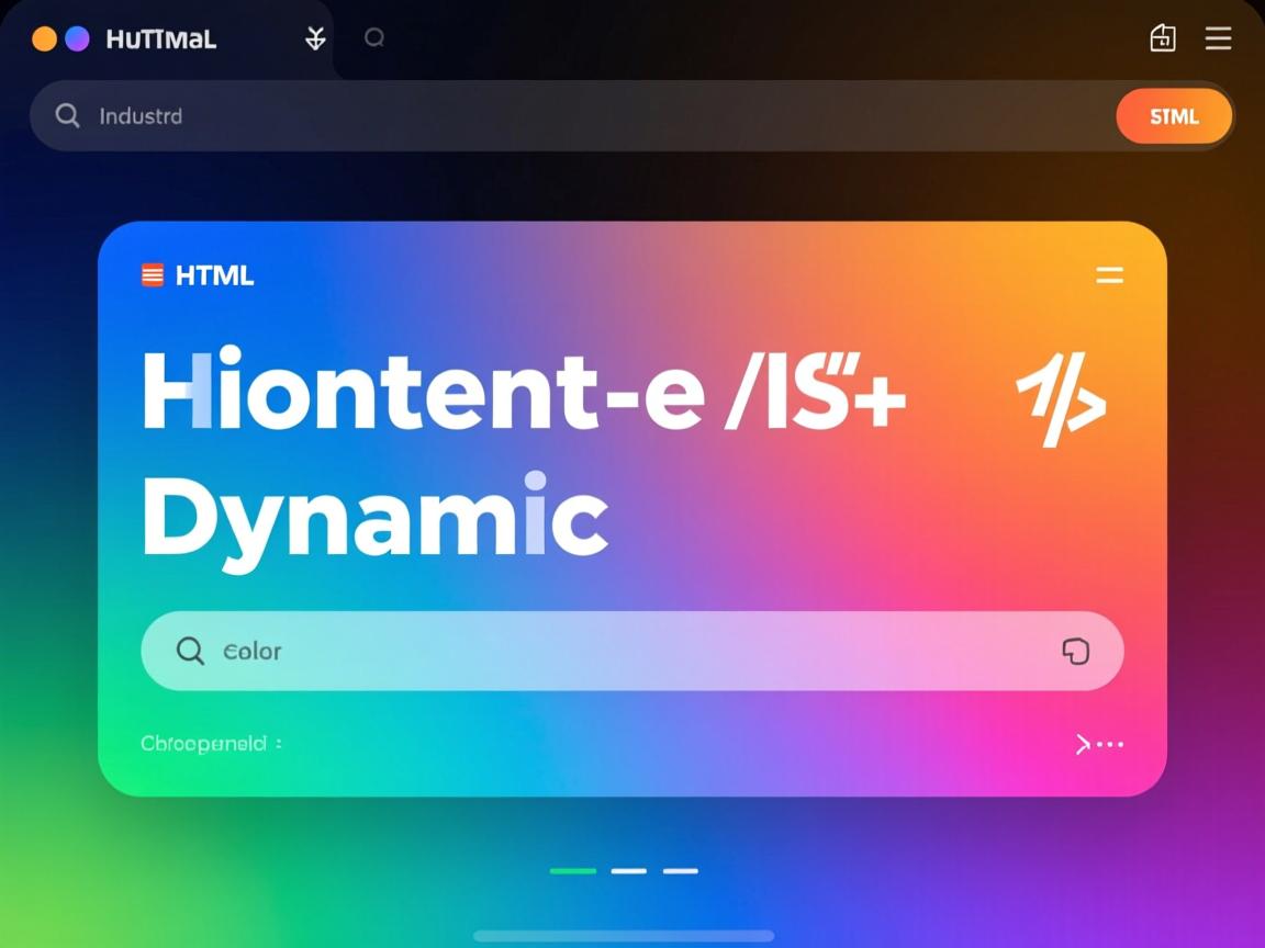 如何在HTML中设置内容颜色动态变化?  第2张 如何在HTML中设置内容颜色动态变化?  第2张