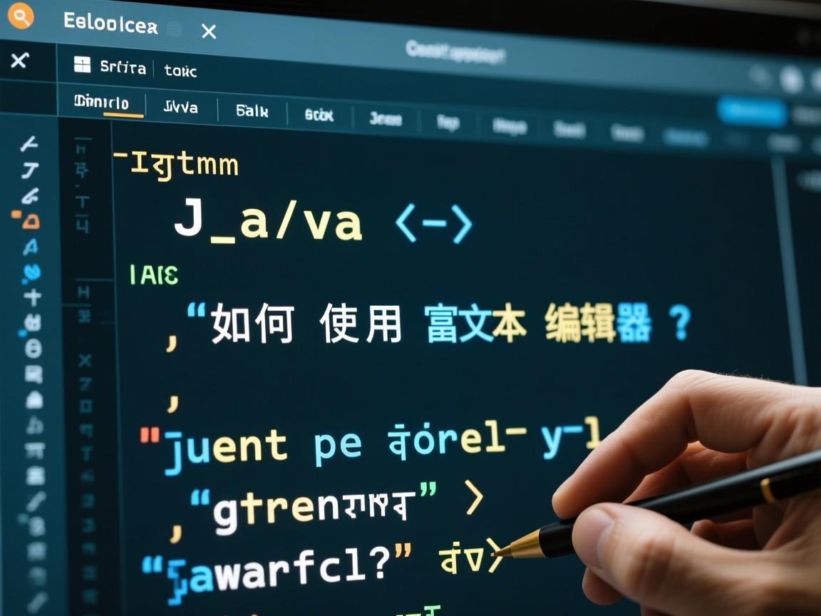 Java中如何使用富文本编辑器？  第2张