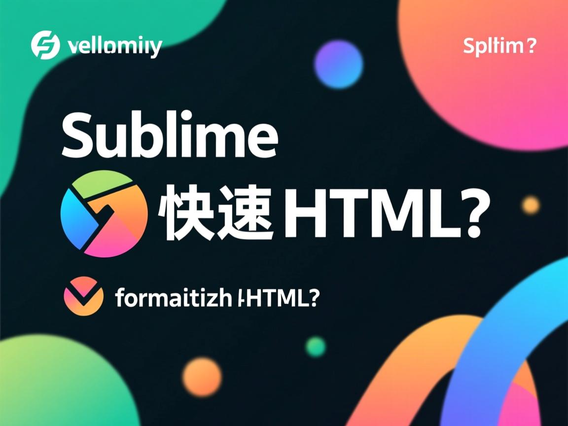 Sublime快速格式化HTML?  第1张 Sublime快速格式化HTML?  第1张