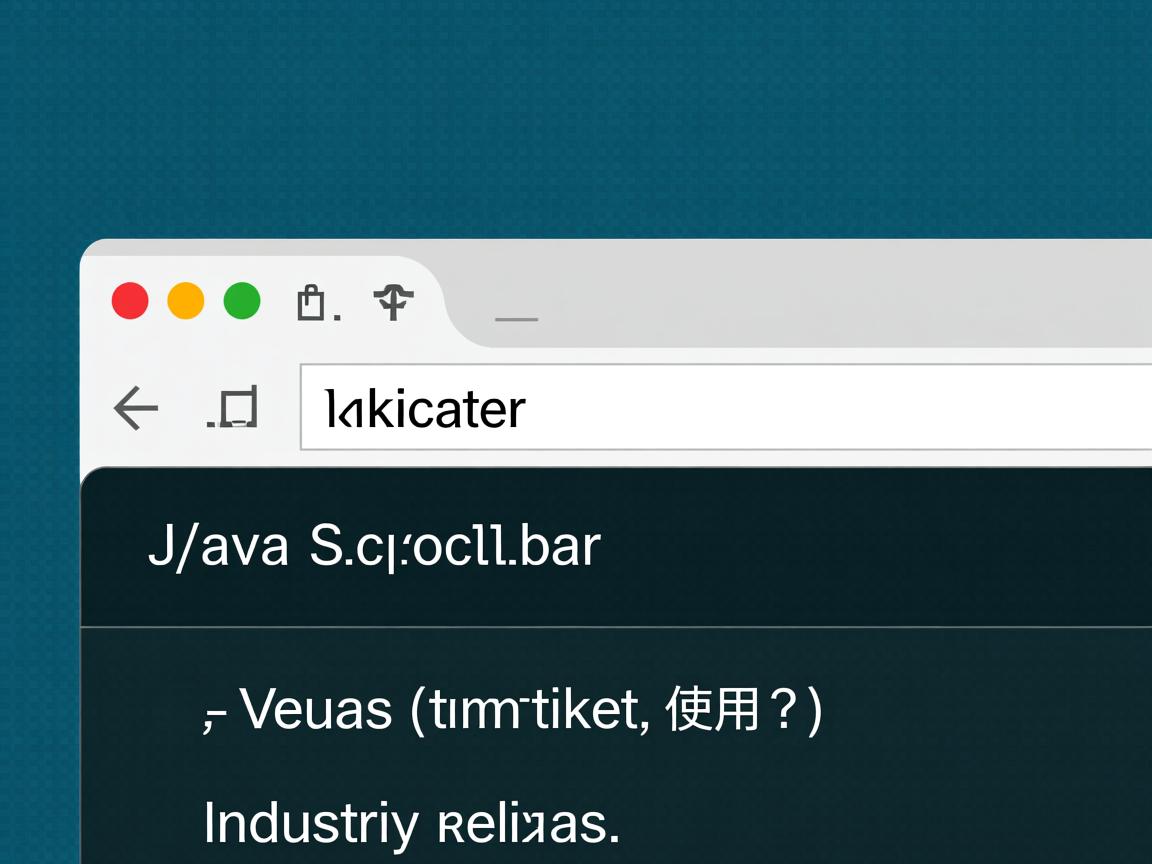 Java Scrollbar如何使用？