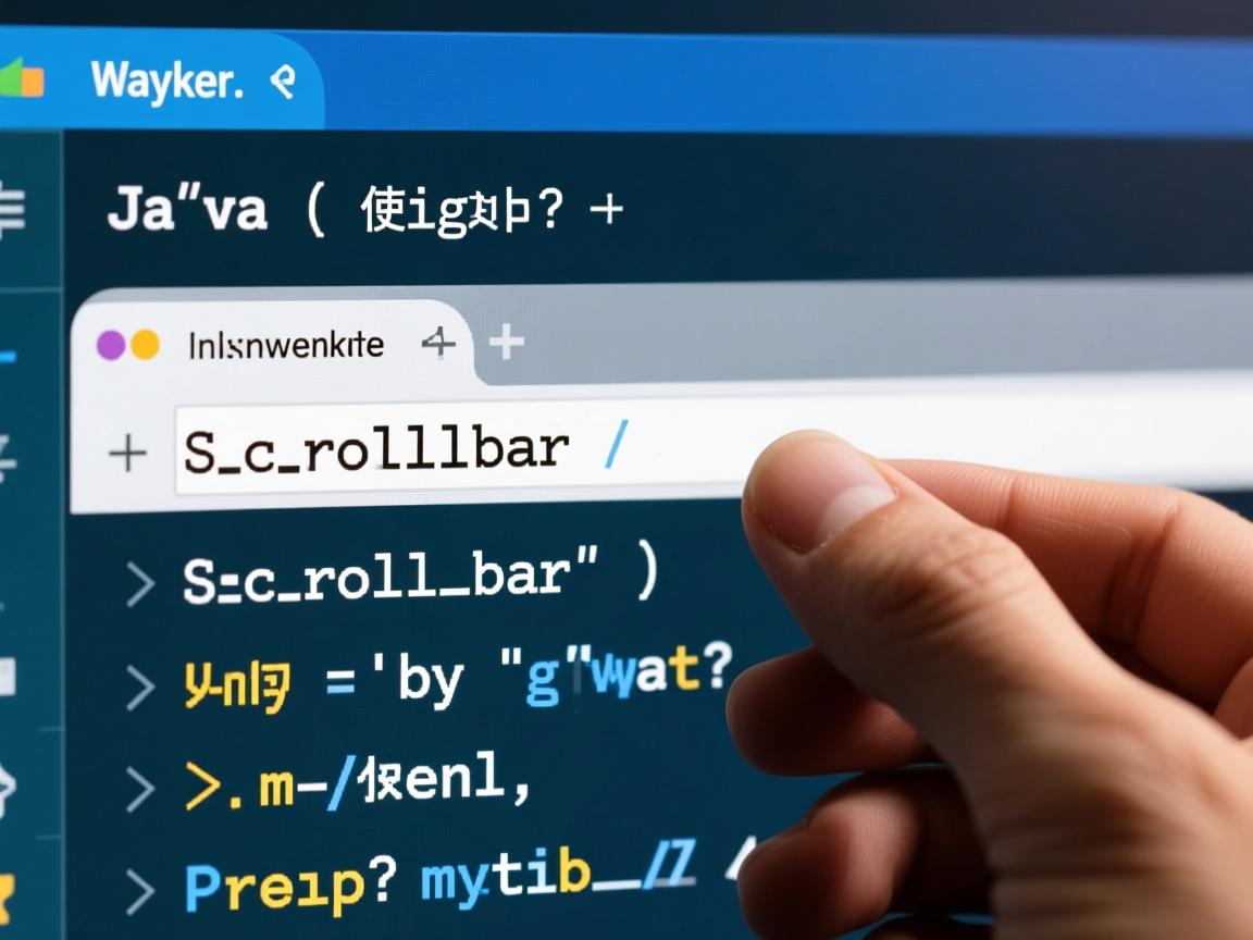 Java Scrollbar如何使用?  第3张 Java Scrollbar如何使用?  第3张