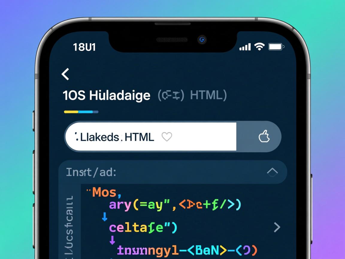 iOS如何加载HTML代码?  第2张 iOS如何加载HTML代码?  第2张