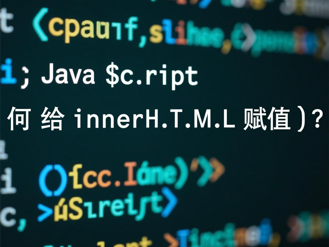 JavaScript中如何给innerHTML赋值?  第1张 JavaScript中如何给innerHTML赋值?  第1张