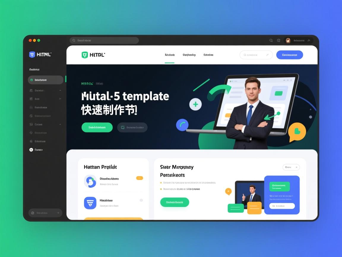 HTML5网站模板如何快速制作?  第2张 HTML5网站模板如何快速制作?  第2张