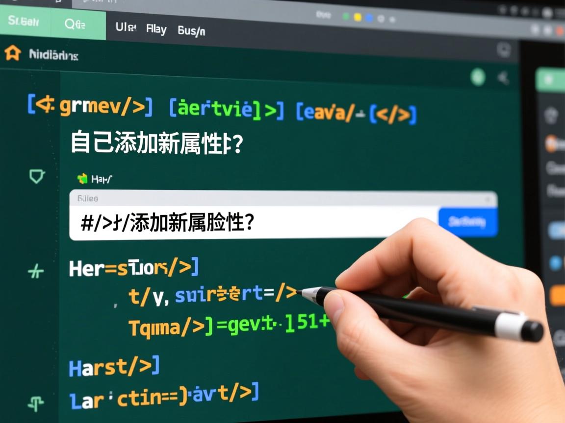 HTML标签怎么自己添加新属性?  第1张 HTML标签怎么自己添加新属性?  第1张
