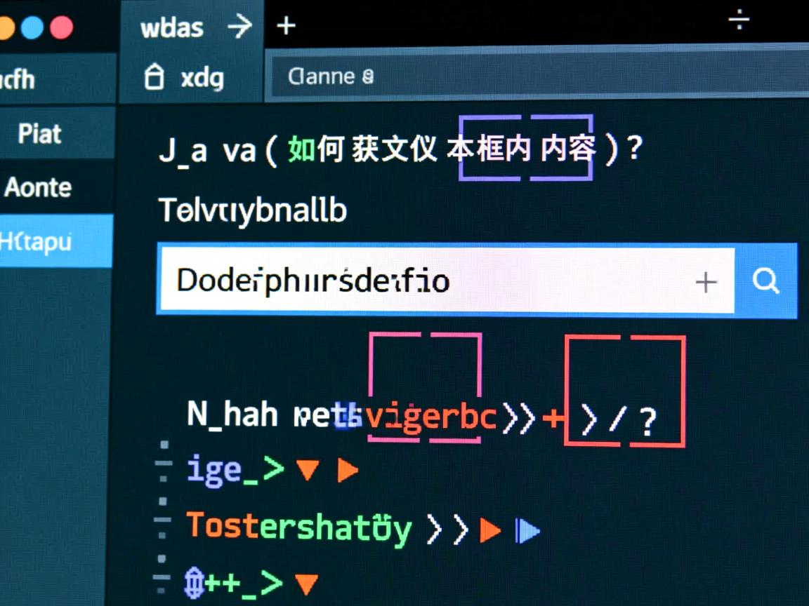 Java如何获取文本框内容?  第2张 Java如何获取文本框内容?  第2张