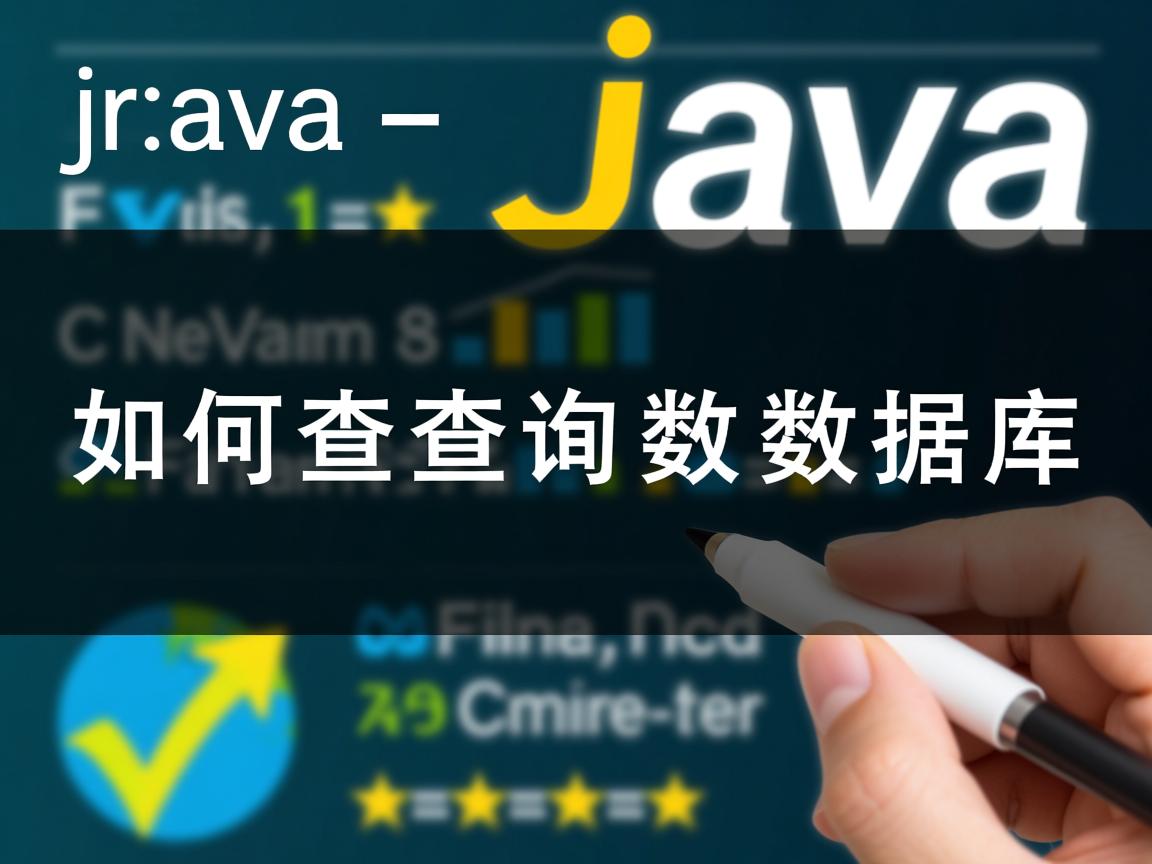 Java如何查询数据库  第3张 Java如何查询数据库  第3张