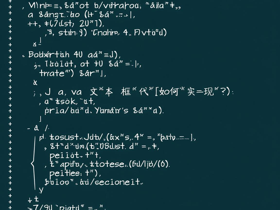 Java文本框代码如何实现?  第2张 Java文本框代码如何实现?  第2张