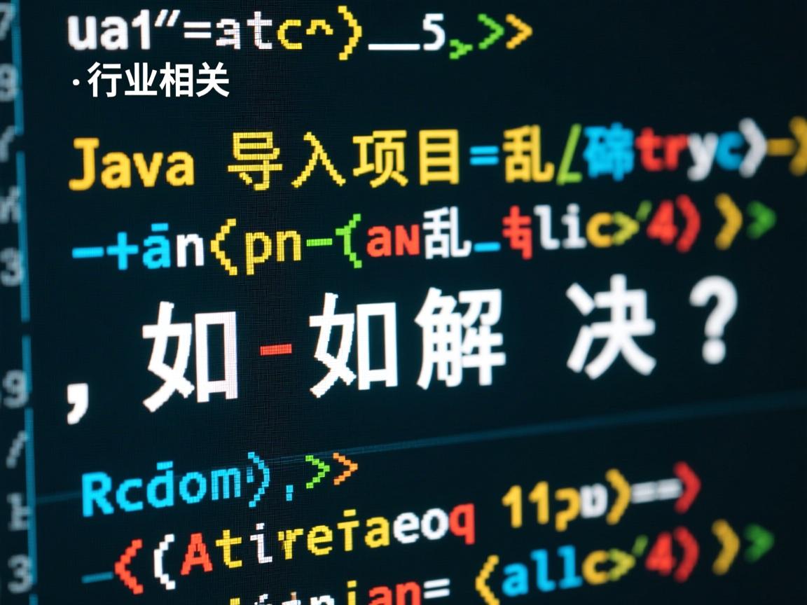 Java导入项目乱码如何解决?