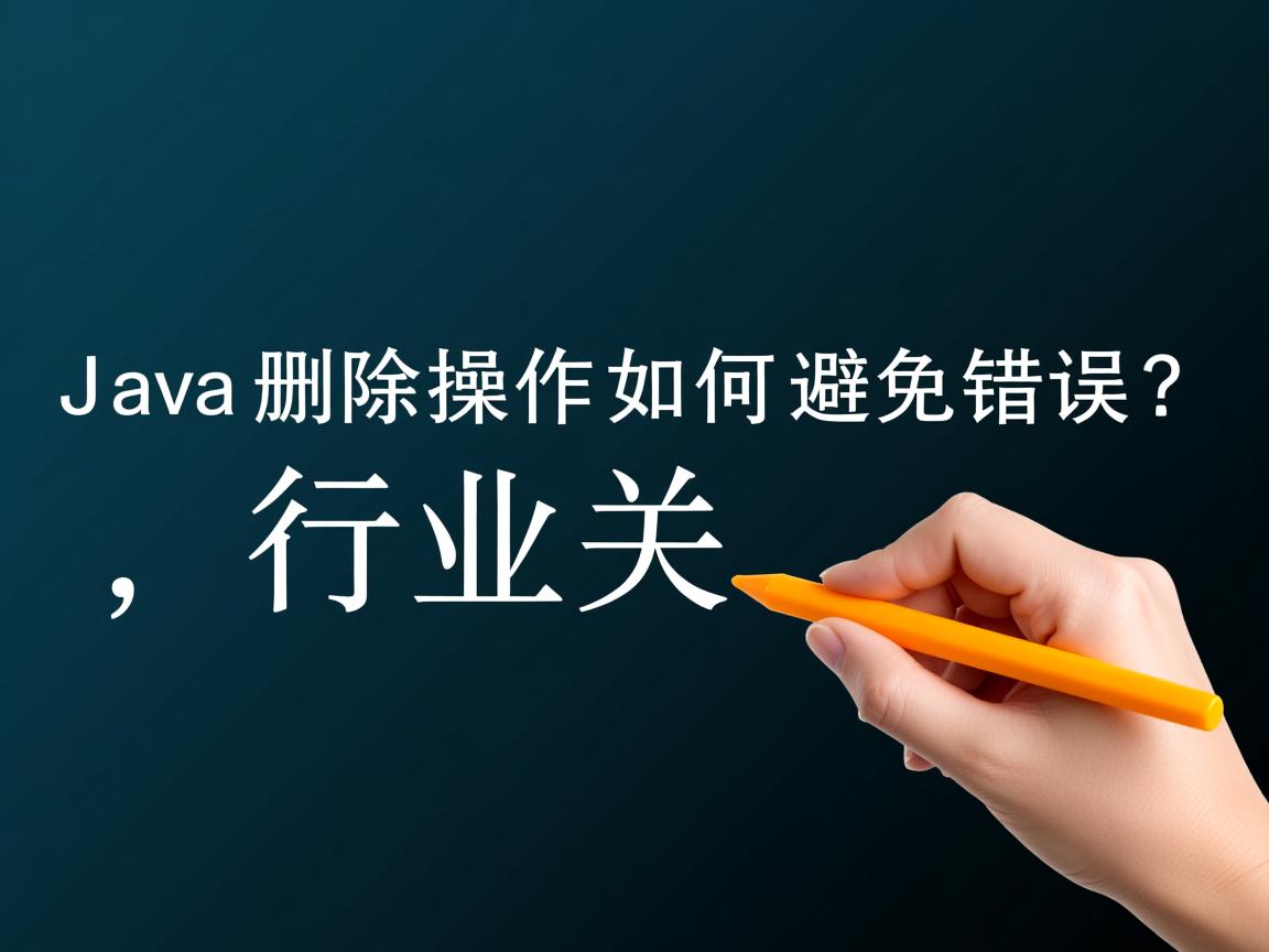 Java删除操作如何避免错误?  第2张 Java删除操作如何避免错误?  第2张