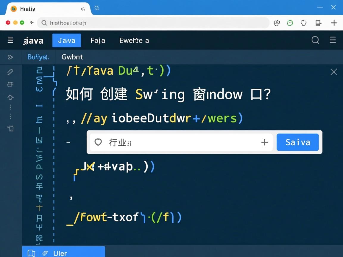Java如何创建Swing窗口?  第3张 Java如何创建Swing窗口?  第3张