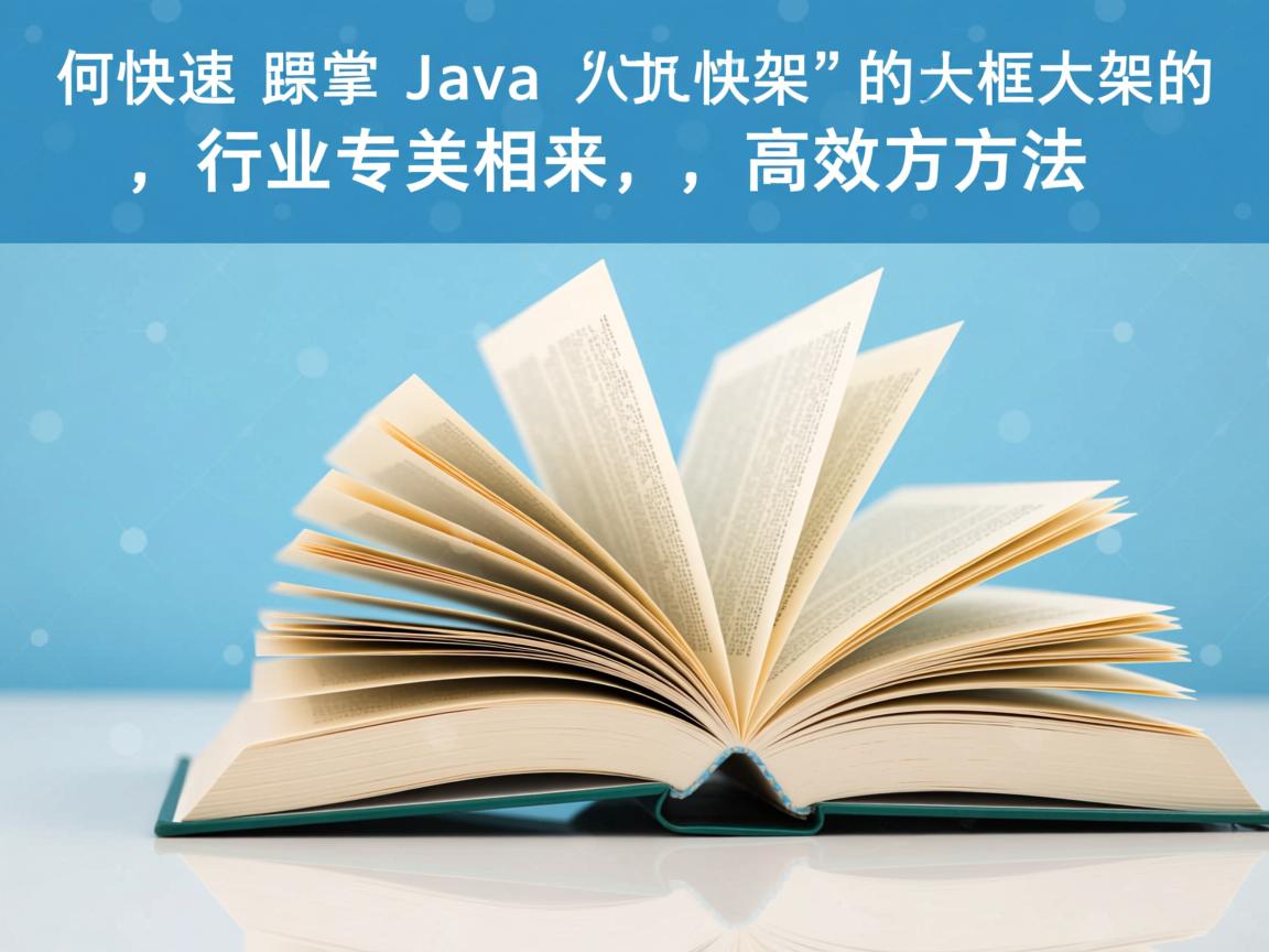 如何快速掌握Java三大框架的高效方法  第1张