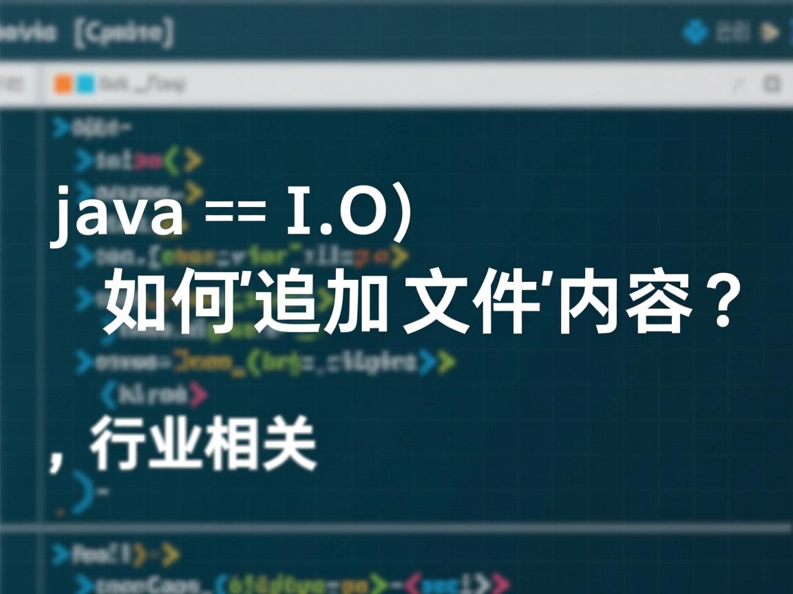 Java IO如何追加文件内容?  第2张 Java IO如何追加文件内容?  第2张