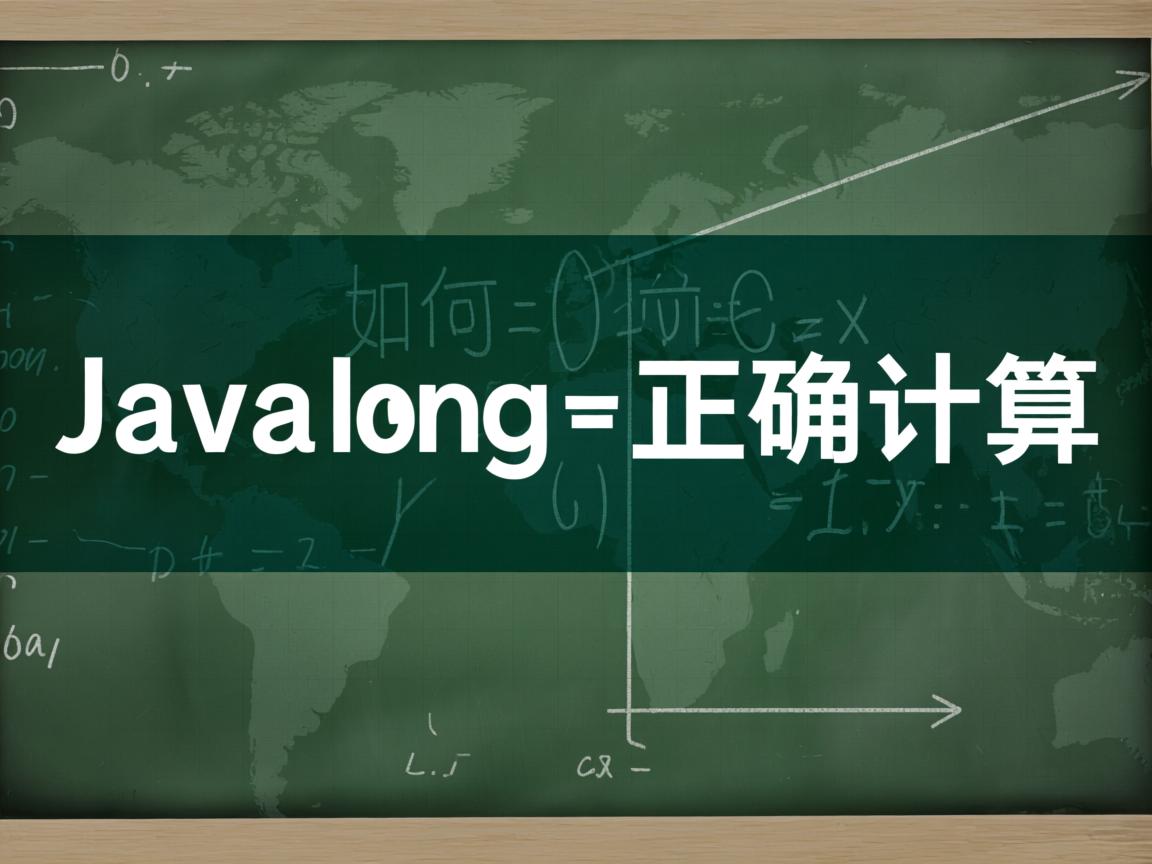 Java中long类型如何正确计算  第3张 Java中long类型如何正确计算  第3张