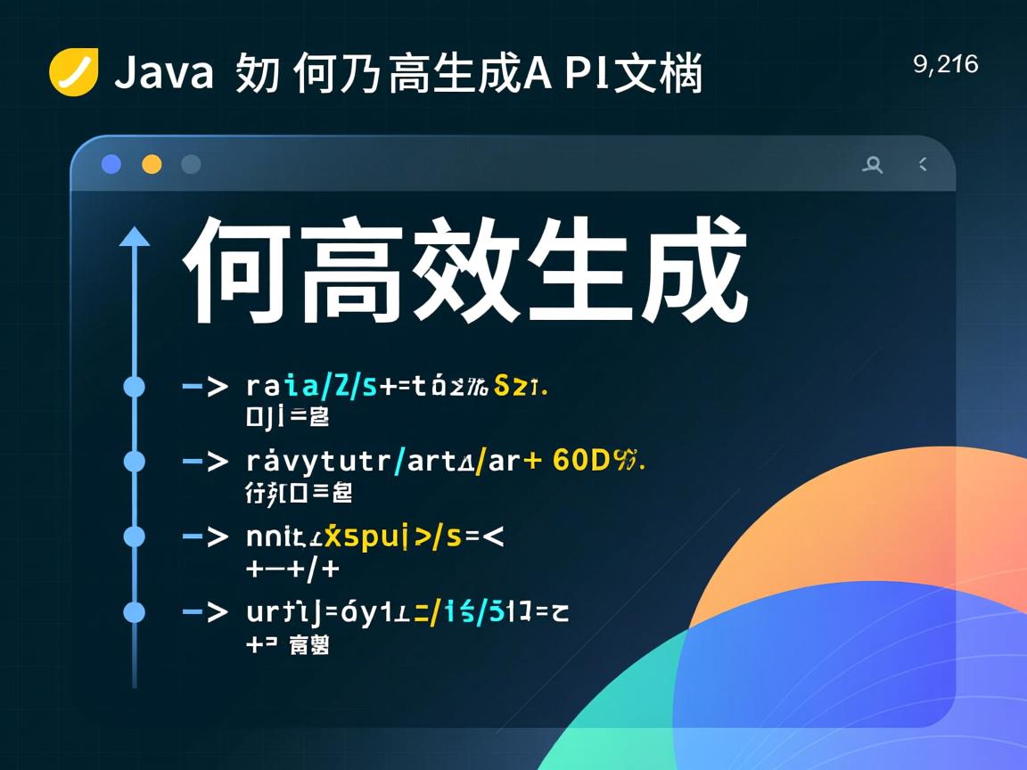Java如何高效生成API文档  第3张