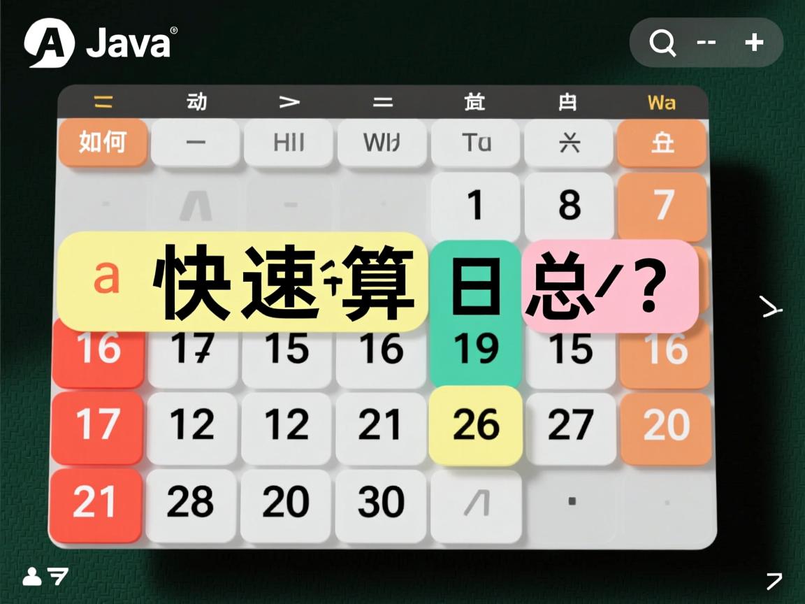 Java如何快速计算日期总和?  第2张 Java如何快速计算日期总和?  第2张