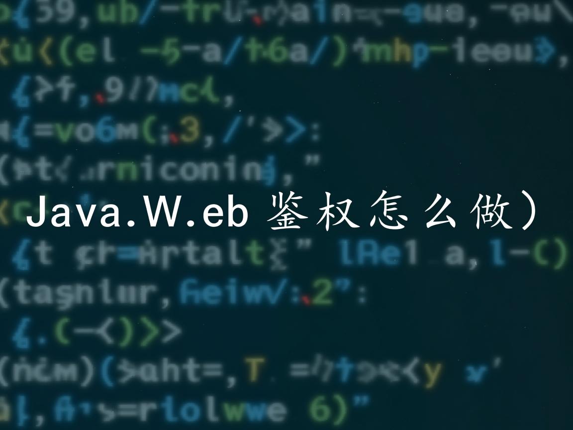 JavaWeb鉴权怎么做  第3张 JavaWeb鉴权怎么做  第3张