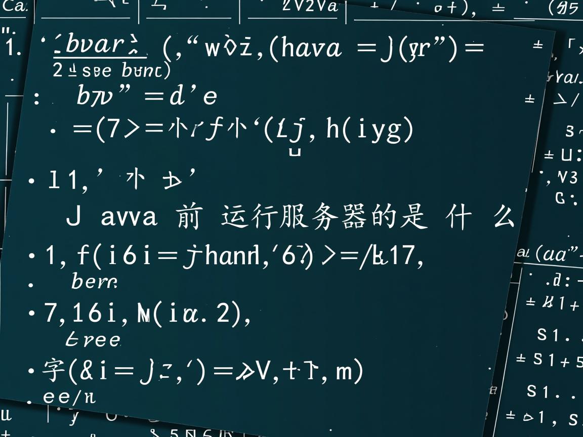 Java当前运行服务器是什么