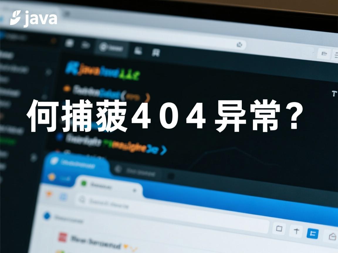 Java如何捕获404异常?  第3张 Java如何捕获404异常?  第3张