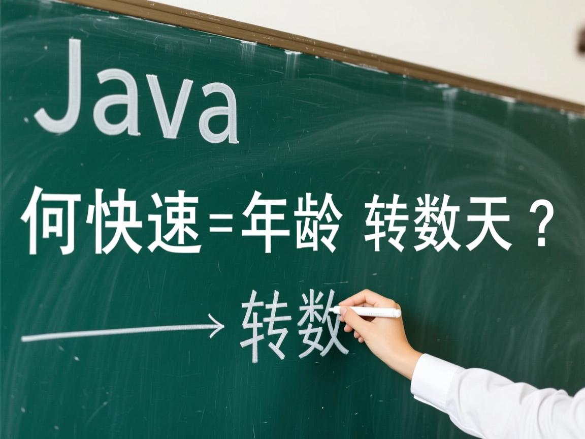 Java如何快速将年龄转换为天数?  第3张 Java如何快速将年龄转换为天数?  第3张