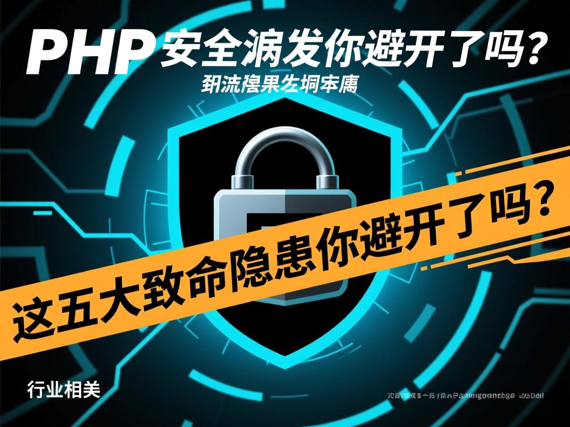 为何PHP安全破绽频发？这五大致命隐患你避开了吗