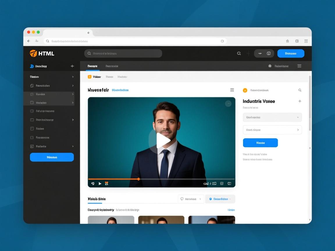 如何在HTML网页中嵌入视频?