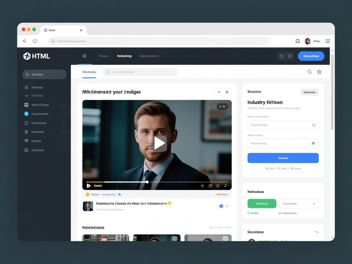 如何在HTML网页中嵌入视频?  第2张 如何在HTML网页中嵌入视频?  第2张
