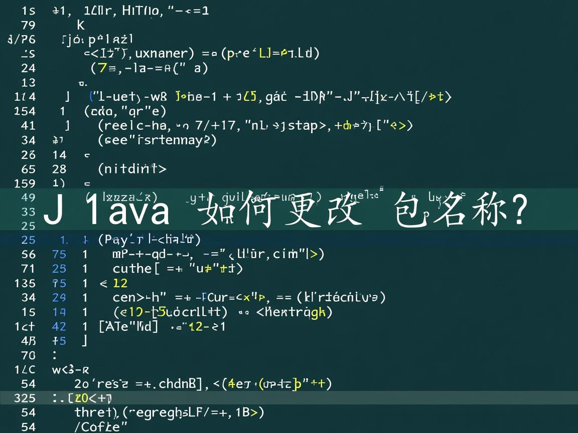 Java如何更改包名?  第3张 Java如何更改包名?  第3张