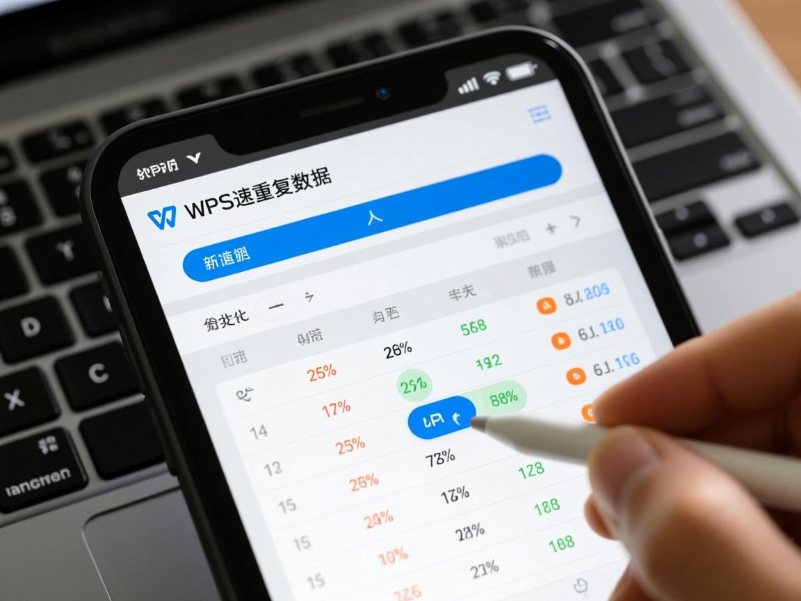 WPS如何快速筛选重复数据?
