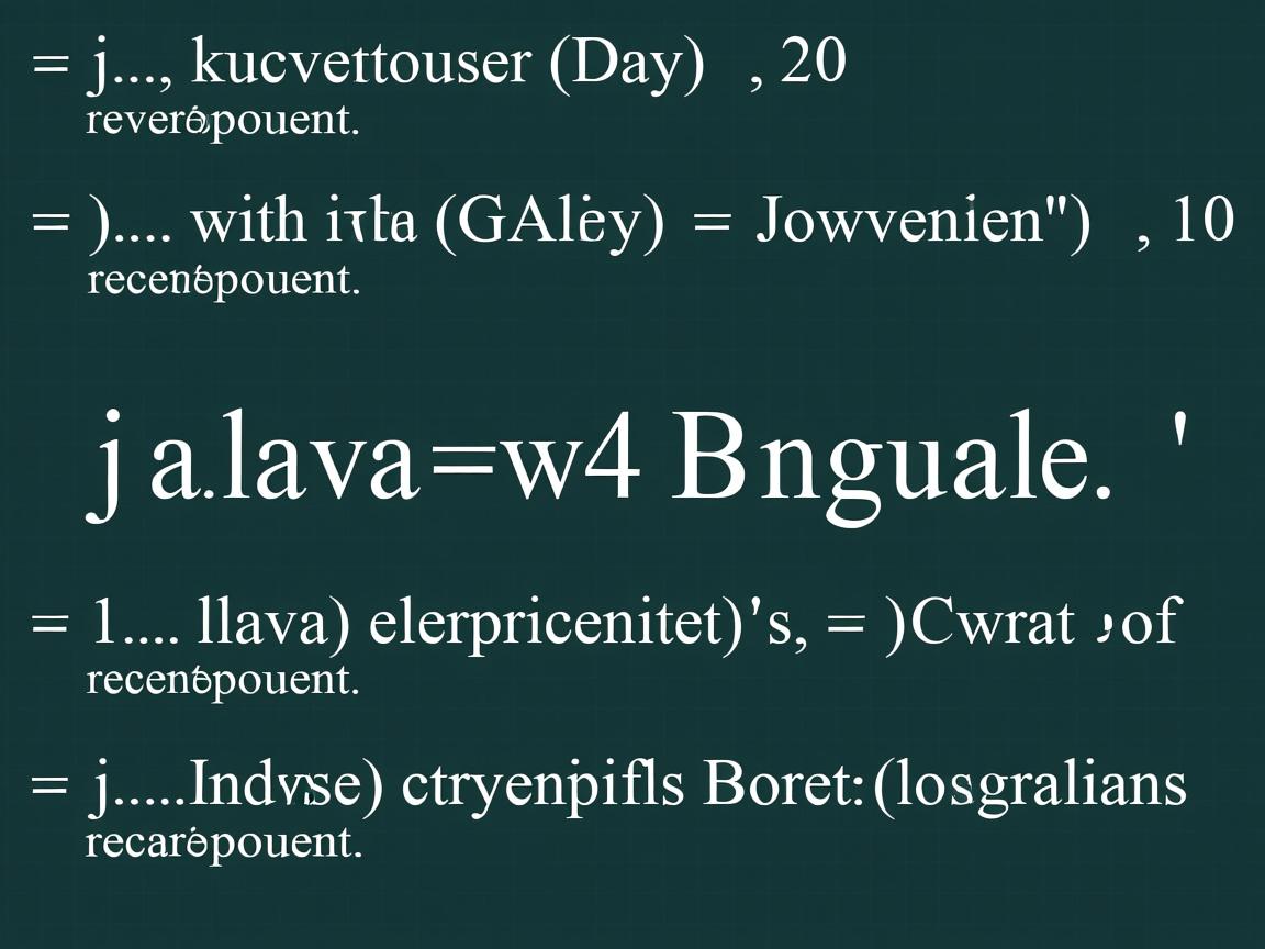 用java怎么编程语言