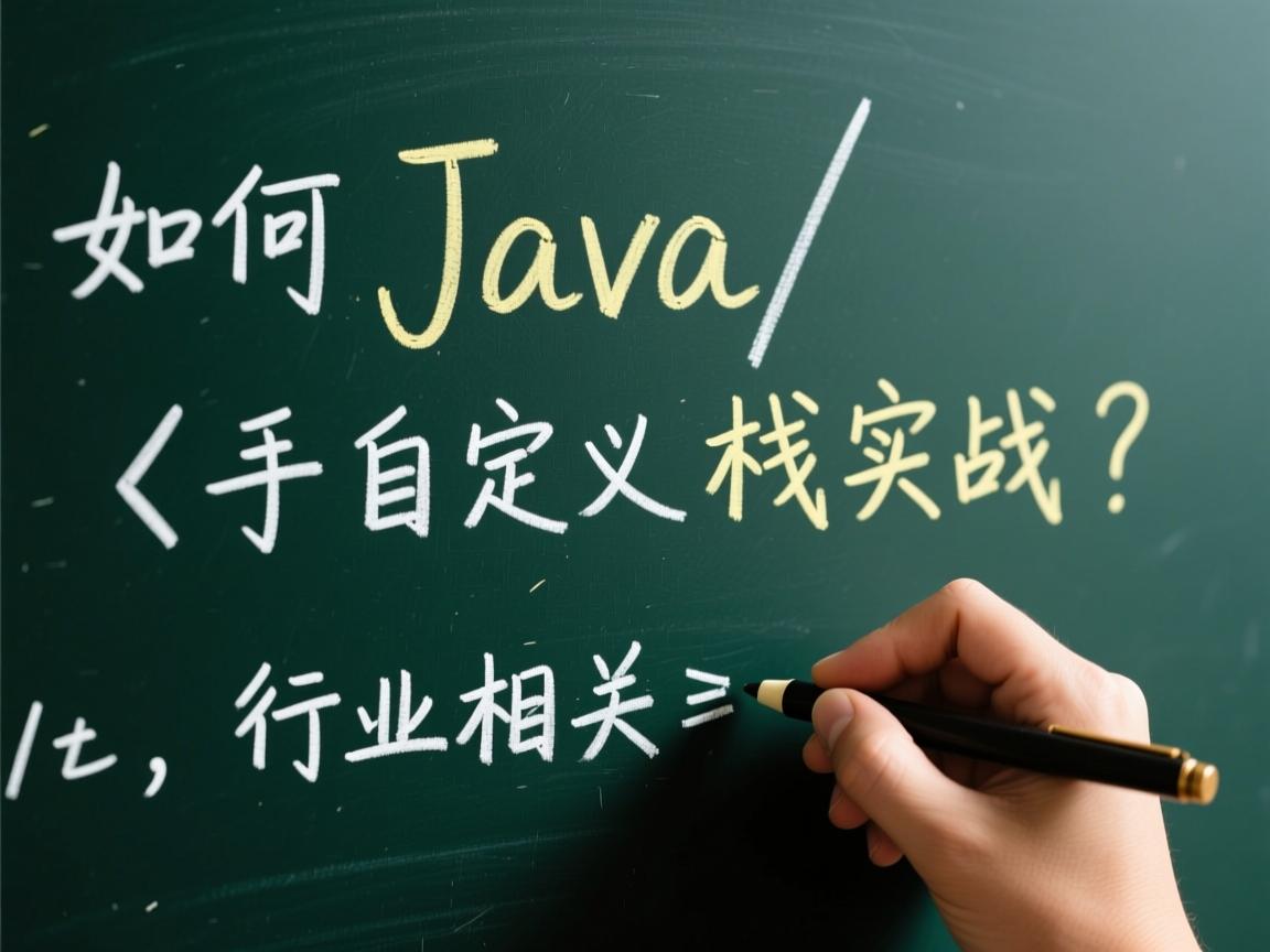 Java如何手写自定义栈实战?
